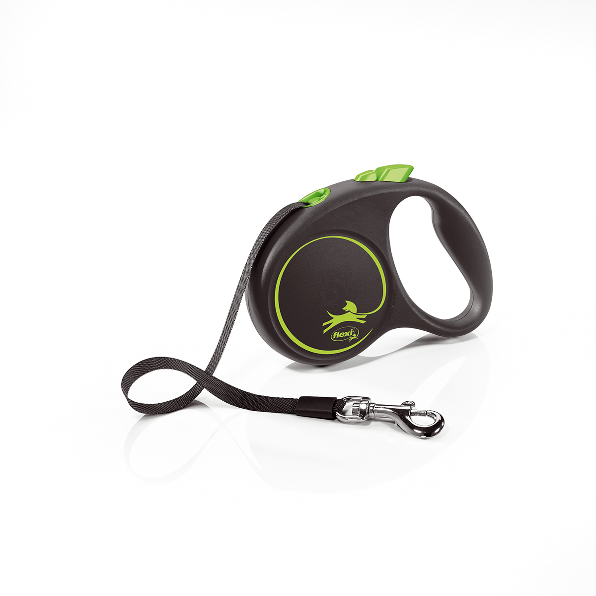 Guia retrátil Passeio Flexi Black Design Small 5M Cães 15Kg