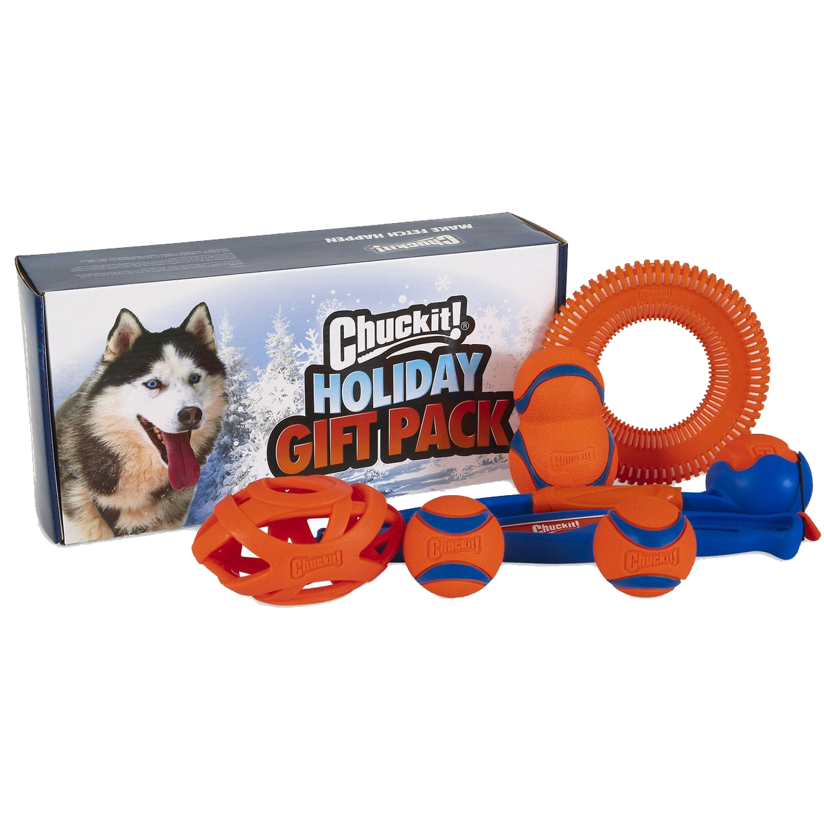 Kit Brinquedos Pet Interativo Cão Importado ChuckIT 07 itens