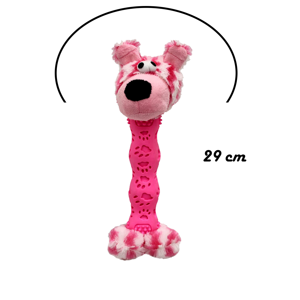 Brinquedo Pet Interativo Mordedor Borracha c/ Apito Hercules