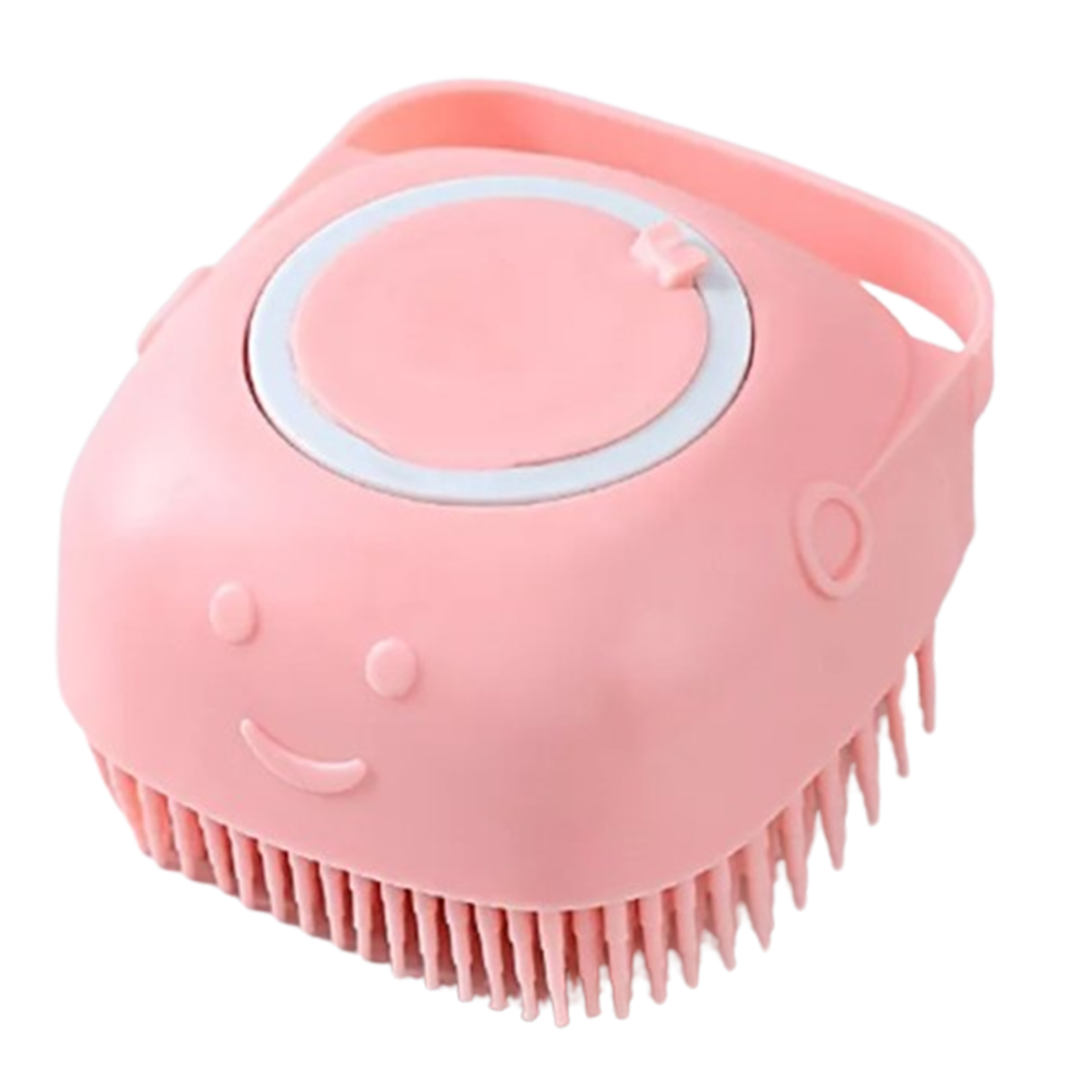 Escova e Dispensador de Shampoo Pet Banho Premium