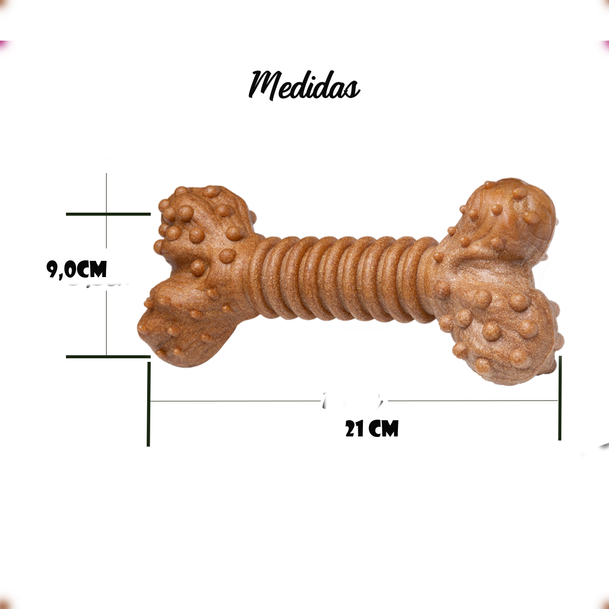 Mordedor pet Osso Grande Hércules sabor churrasco Importado