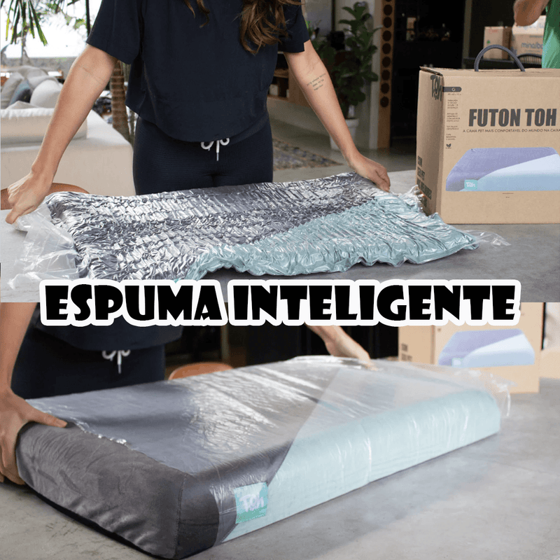 Caminha Colchão Pet Capa Lavável c/ Ziper Super Macia Premium