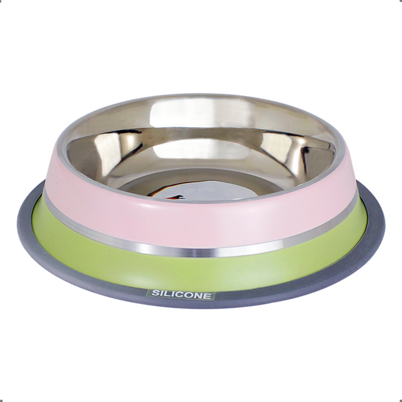Comedouro Gato Cachorro Antiderrapante Premium Inox 450ml R