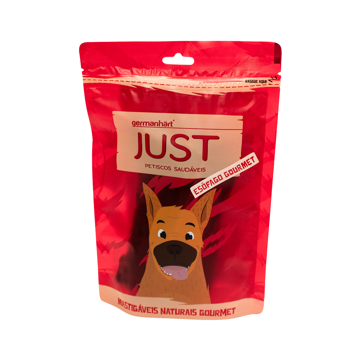 Petisco para cães Natural Mastigável Desidratado Esôfago Bovino