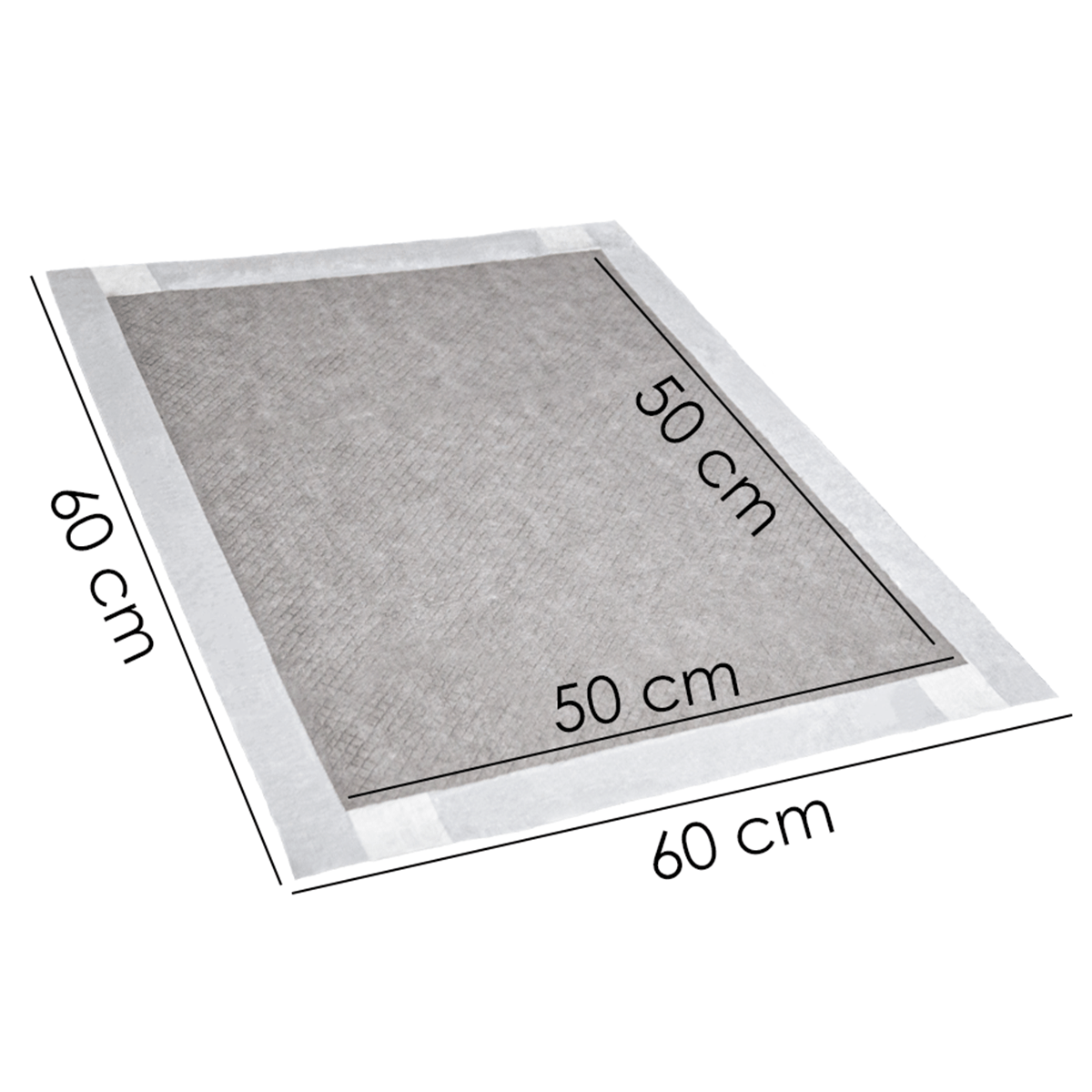 Tapete Higiênico Pet para Cães com Carvão Ativado 60x60 30u