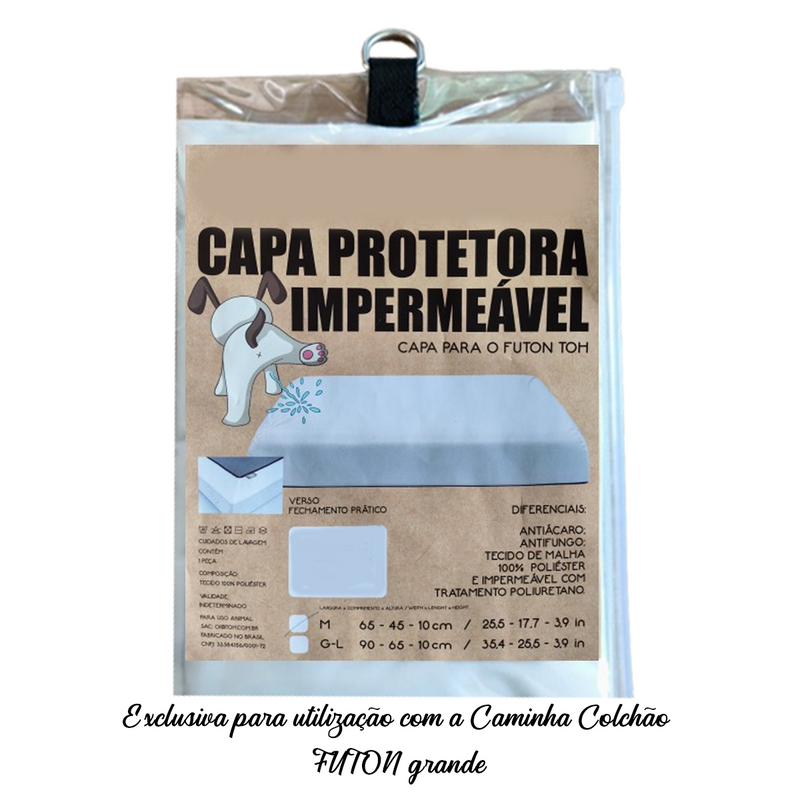 Capa Protetora Impermeável Grande para Caminha Futon Premium